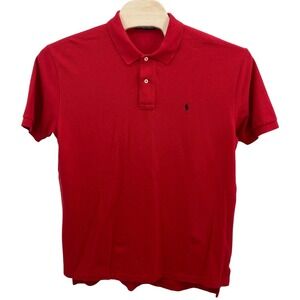 Polo by Ralph Lauren Mens XL Classic Fit Red Short Sleeve Polo Shirt